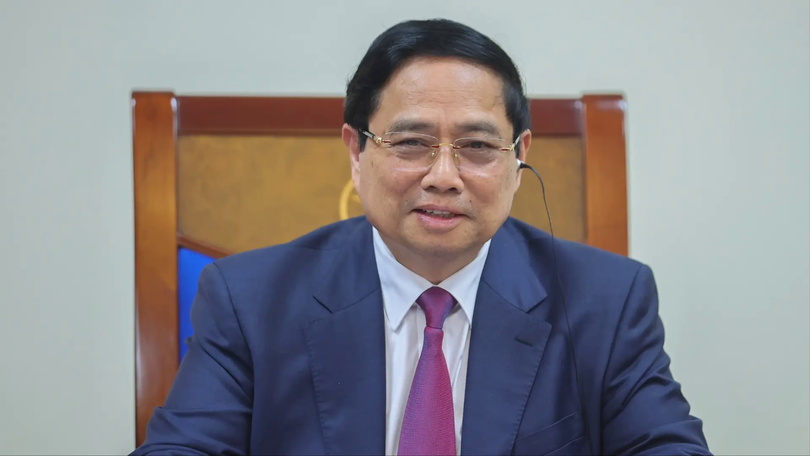 Thủ tướng Phạm Minh Chính điện đàm với Thủ tướng Campuchia
