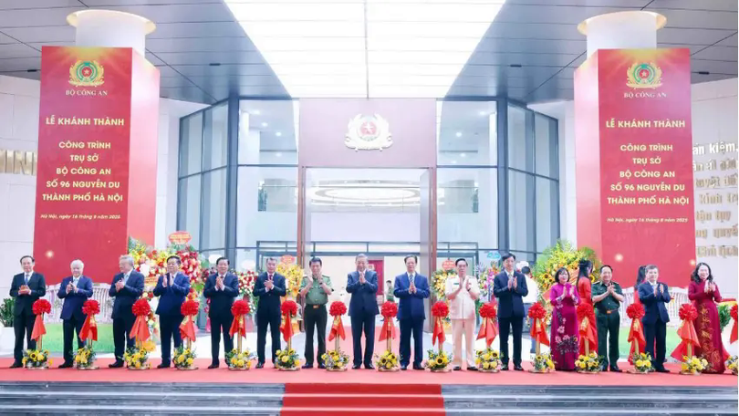 Tổng Bí thư Tô Lâm dự lễ khánh thành trụ sở Bộ Công an