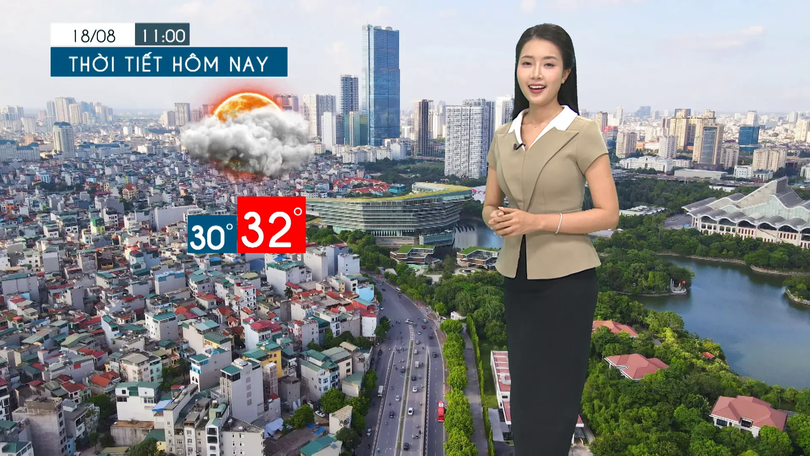 Dự báo thời tiết tối | 18/08/2025