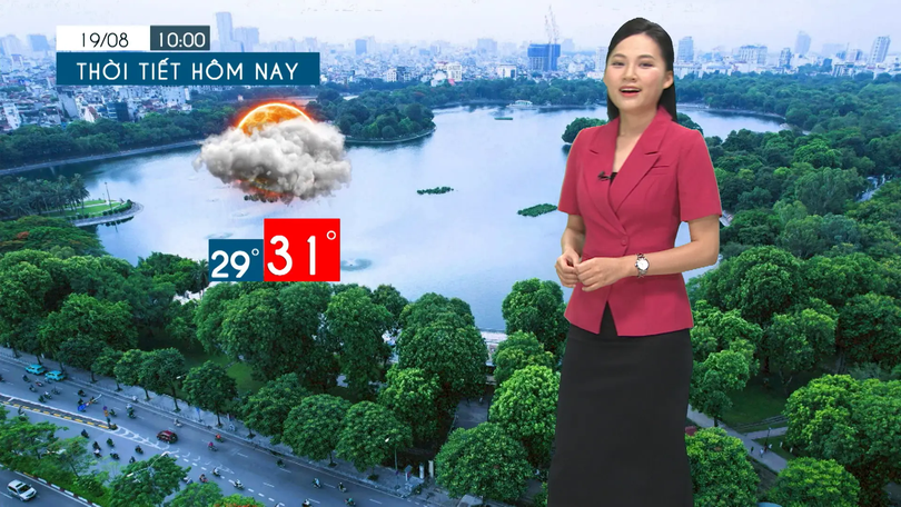 Dự báo thời tiết tối | 19/08/2025