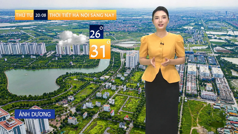 Dự báo thời tiết trưa | 20/08/2025