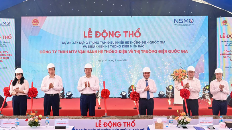 Động thổ Trung tâm Điều khiển hệ thống điện quốc gia