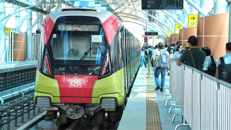 Metro Hà Nội chạy thêm giờ phục vụ hành khách dịp 2/9