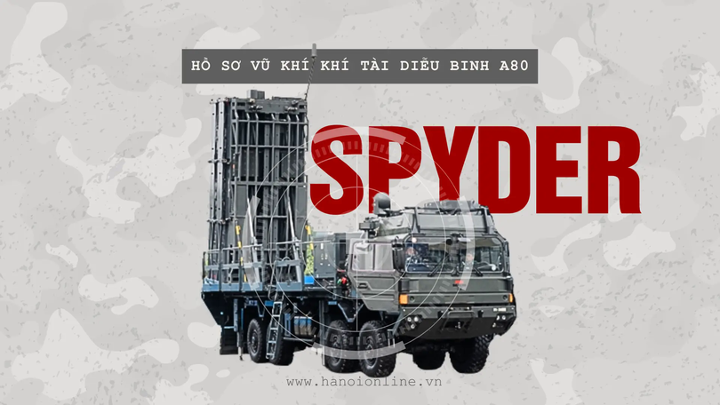 Diễu binh A80: Khám phá sức mạnh hệ thống tên lửa SPYDER
