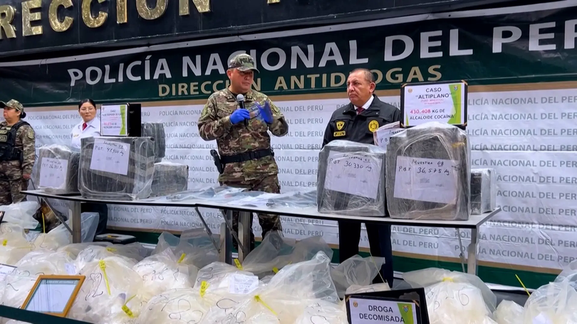 Peru thu giữ 1,5 tấn cocaine đang trên đường đến châu Âu