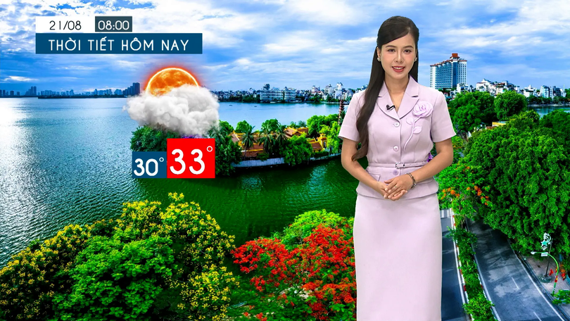 Dự báo thời tiết tối | 21/08/2025