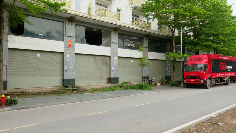 Shophouse vị trí đẹp, diện tích rộng vẫn vắng khách thuê