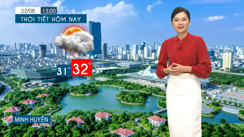 Dự báo thời tiết tối | 22/08/2025