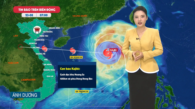Dự báo thời tiết trưa | 23/08/2025