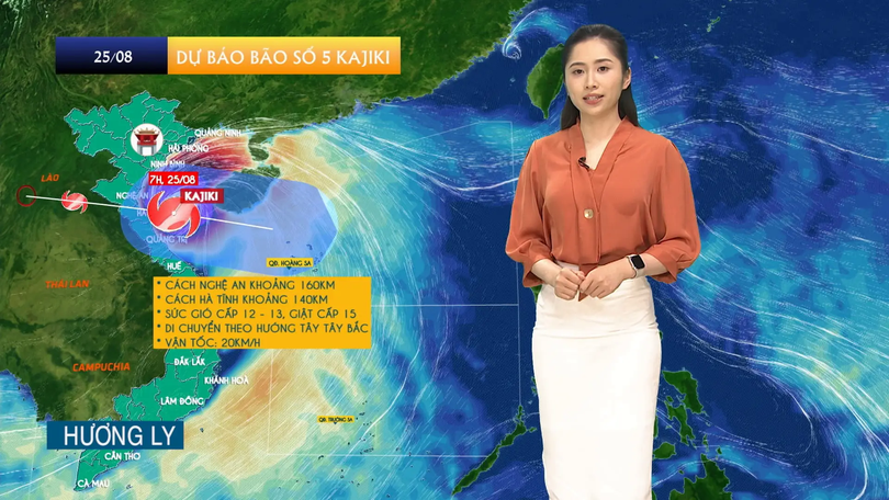 Dự báo thời tiết sáng | 25/08/2025