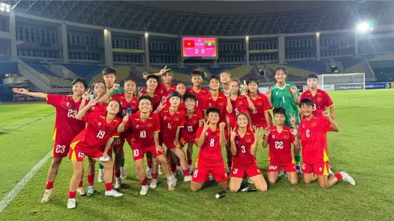 U16 nữ Việt Nam vào bán kết giải Đông Nam Á