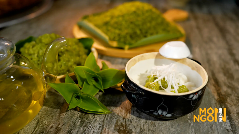 Cốm xào dầm dừa