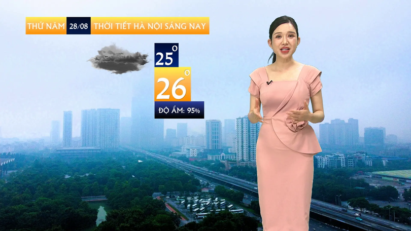 Dự báo thời tiết sáng | 28/08/2025