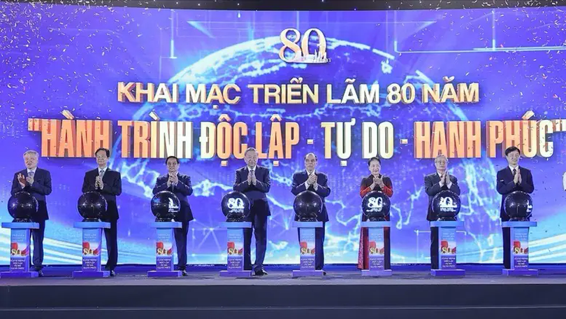 80 năm thành tựu đất nước rực sáng tại Trung tâm Triển lãm Quốc gia