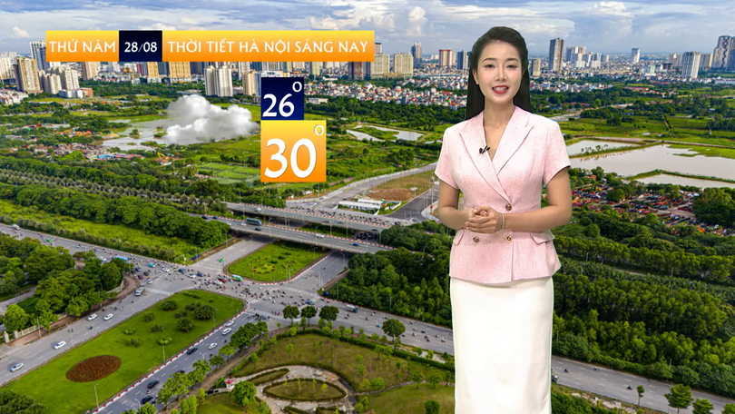 Dự báo thời tiết trưa | 28/08/2025