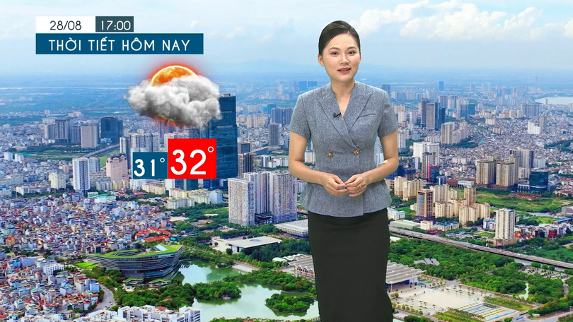 Dự báo thời tiết tối | 28/08/2025