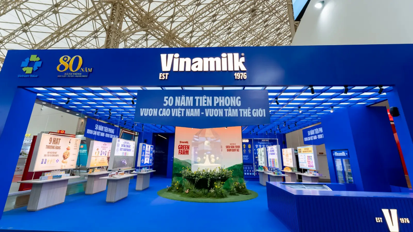 Trải nghiệm thực tế ảo hấp dẫn tại gian hàng Vinamilk