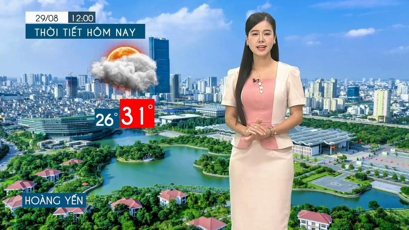 Dự báo thời tiết tối | 29/08/2025