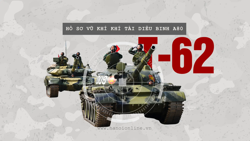 Diễu binh A80: T-62 đối thủ đáng gờm trên chiến trường.