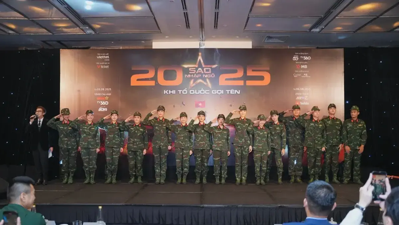 'Sao nhập ngũ 2025' quy tụ 30 nghệ sĩ nổi tiếng