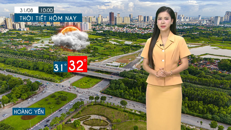 Dự báo thời tiết tối | 31/08/2025