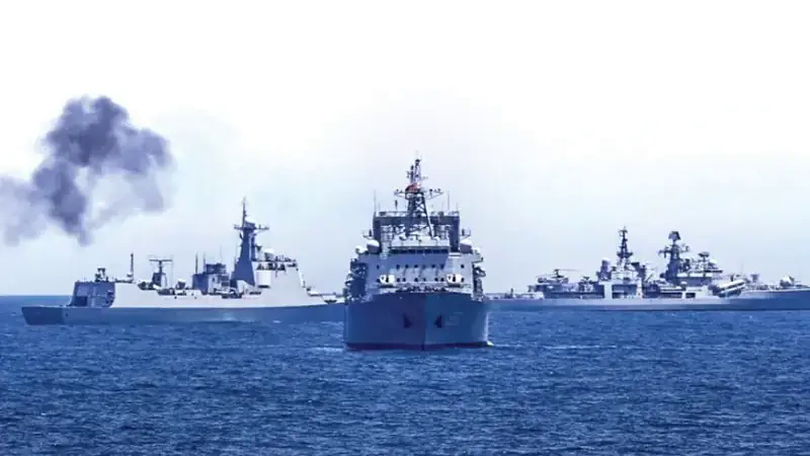 Nga và Trung Quốc tập trận chống tàu ngầm