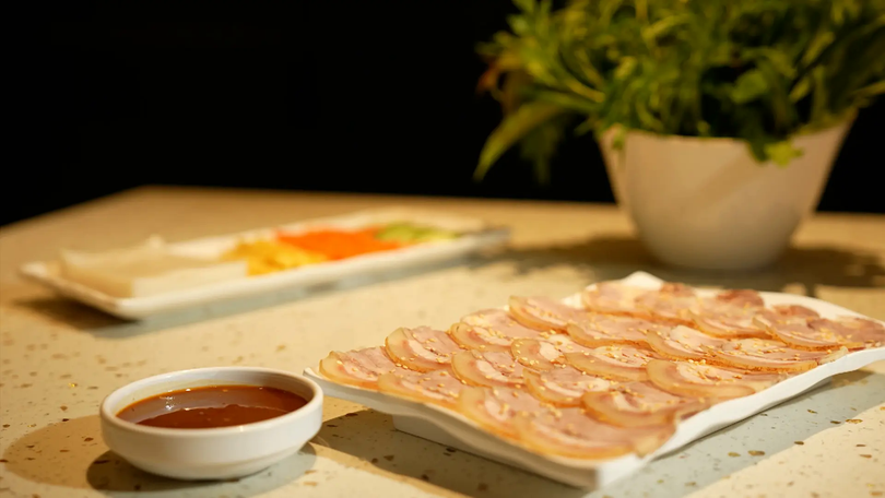 Bánh tráng cuốn bò tơ