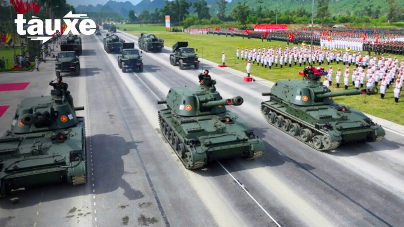 Dàn xe tăng, khí tài hợp luyện chuẩn bị cho lễ diễu binh | Bản tin Tàu và Xe | 05/08/2025