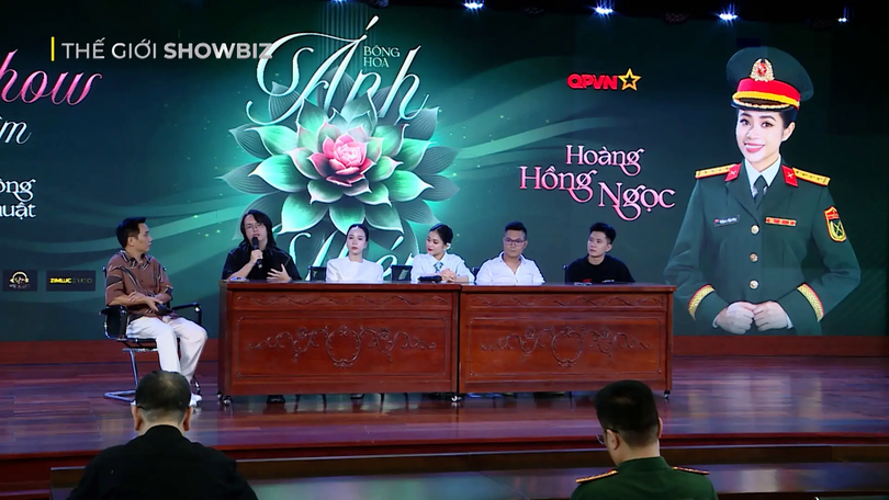 Hoàng Hồng Ngọc đưa hình ảnh nữ quân nhân xuyên suốt liveshow