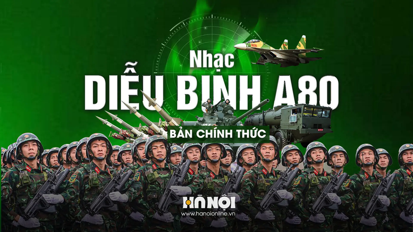 Nhạc diễu binh chính thức của đại lễ A80