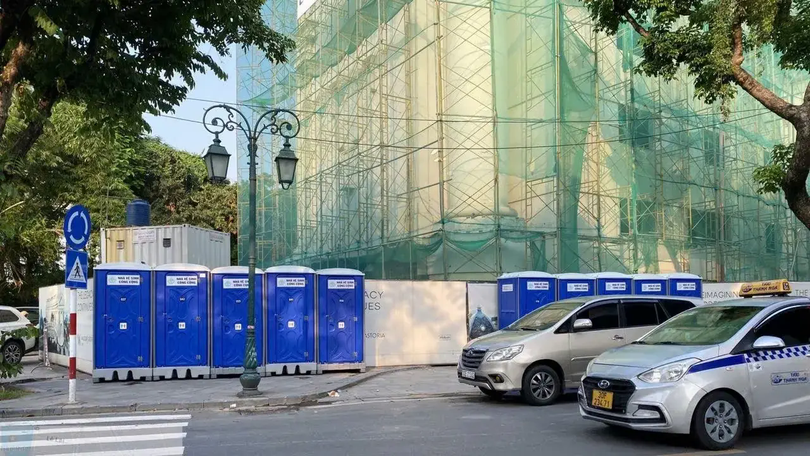 Các điểm vệ sinh công cộng tuyến Quảng trường Cách mạng tháng Tám - Hùng Vương