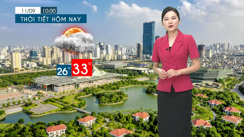 Dự báo thời tiết tối | 11/09/2025