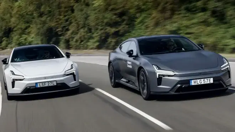 Mẫu xe điện Polestar 5 không có kính sau