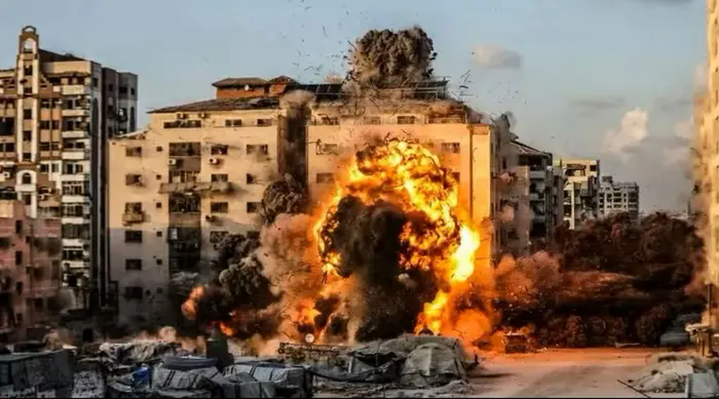 Israel tấn công 500 mục tiêu ở thành phố Gaza