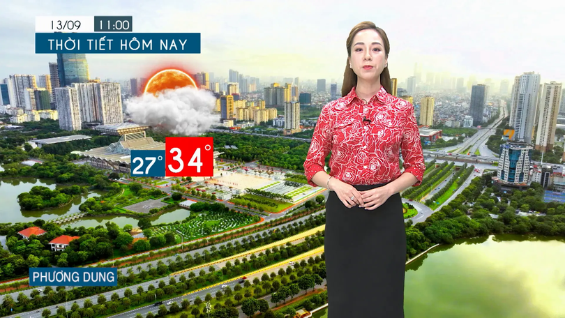 Dự báo thời tiết tối | 13/09/2025