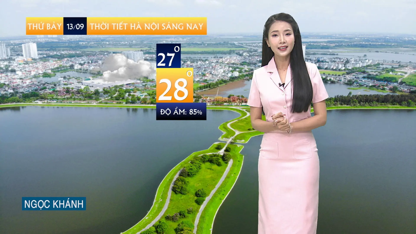 Dự báo thời tiết sáng | 13/09/2025