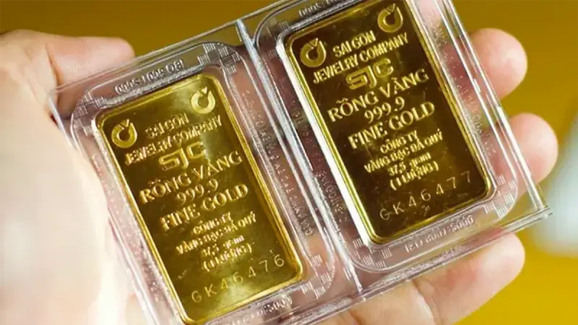 Giá vàng miếng giảm gần 6 triệu đồng trong một tuần