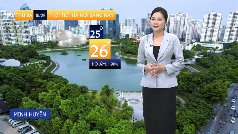 Dự báo thời tiết sáng | 16/09/2025