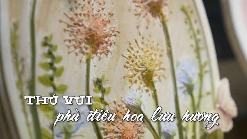 Thú vui phù điêu hoa lưu hương | Nhịp sống Hà Nội | 17/09/2025