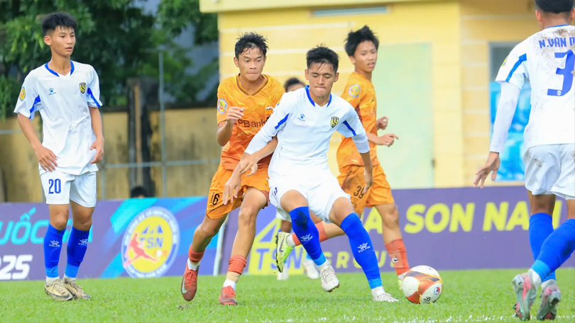 SLNA & U17 Thể Công vào tứ kết U17 Quốc gia 2025