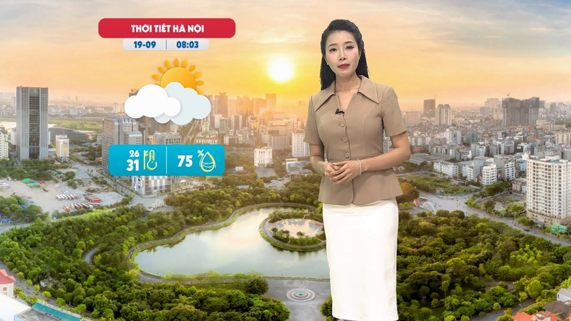 Dự báo thời tiết trưa | 19/09/2025