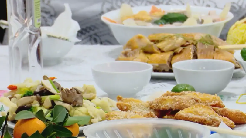 Bữa cơm mừng ngày Tết Độc lập