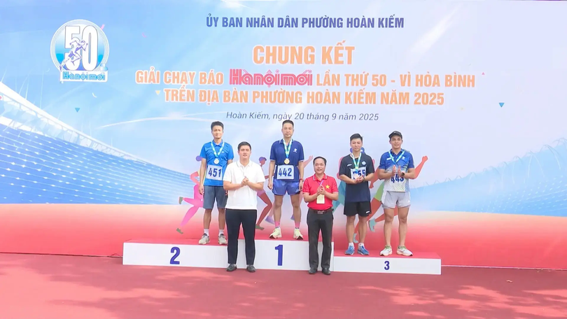Chung kết giải chạy Báo Hànộimới phường Hoàn Kiếm