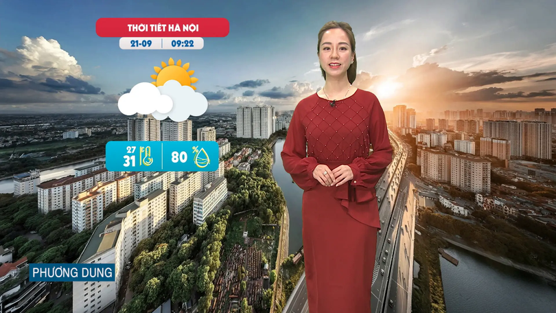 Dự báo thời tiết trưa | 21/09/2025