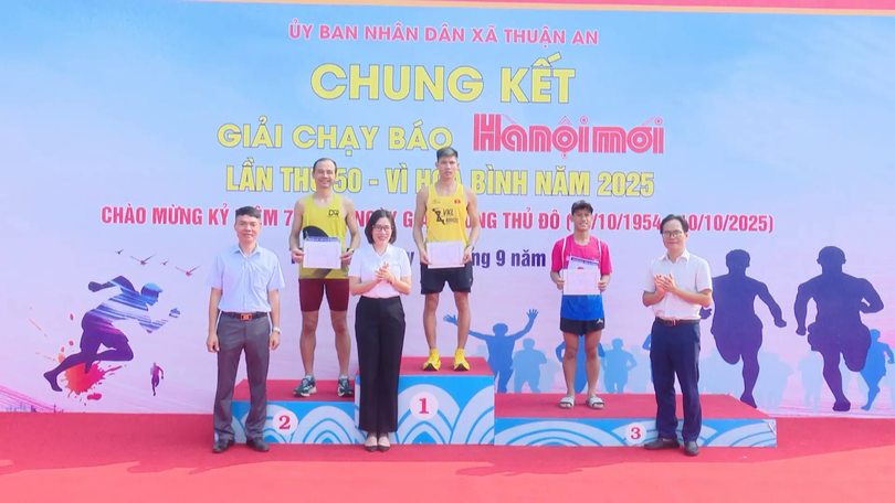 Chung kết giải chạy báo Hànộimới xã Thuận An