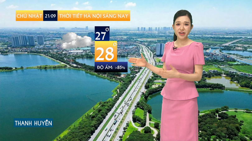 Dự báo thời tiết sáng | 21/09/2025