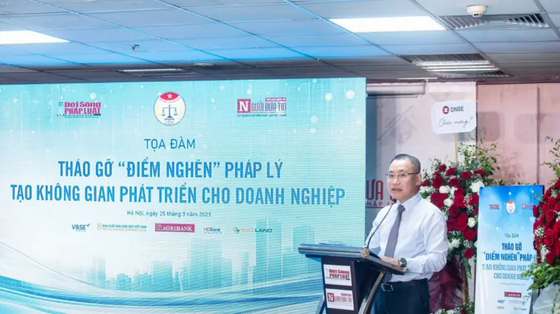 Tháo gỡ 'điểm nghẽn' pháp lý, tạo động lực cho doanh nghiệp