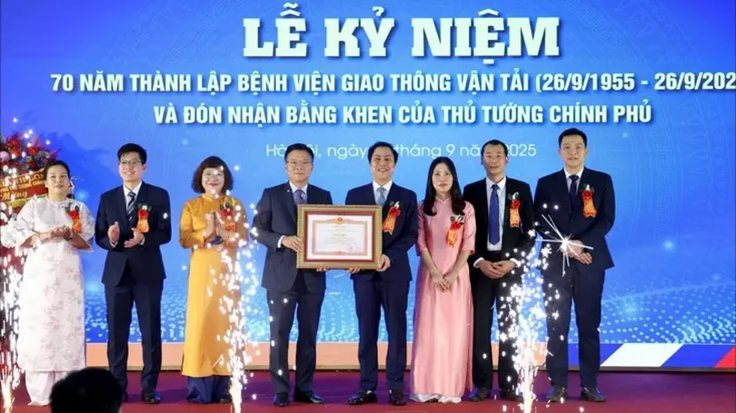70 năm thành lập Bệnh viện Giao thông vận tải