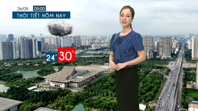 Dự báo thời tiết tối | 26/09/2025