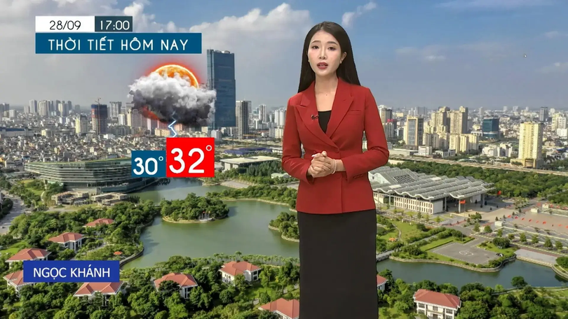 Dự báo thời tiết tối | 28/09/2025